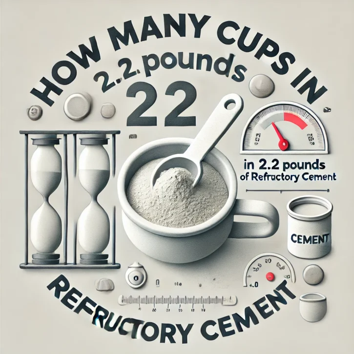 How Many Cups in 2.2 Pounds of Refractory Cement